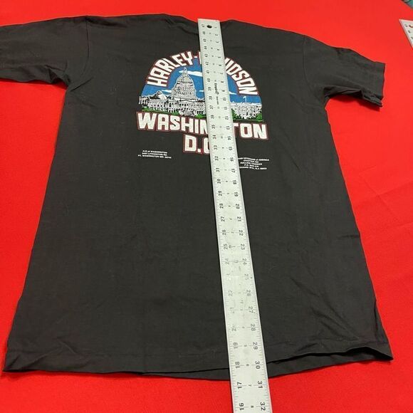 Harley Davidson Rolling Thunder Pow Mia Black VTG Single Stitch T-Shirt Size Med - Picture 8 of 8